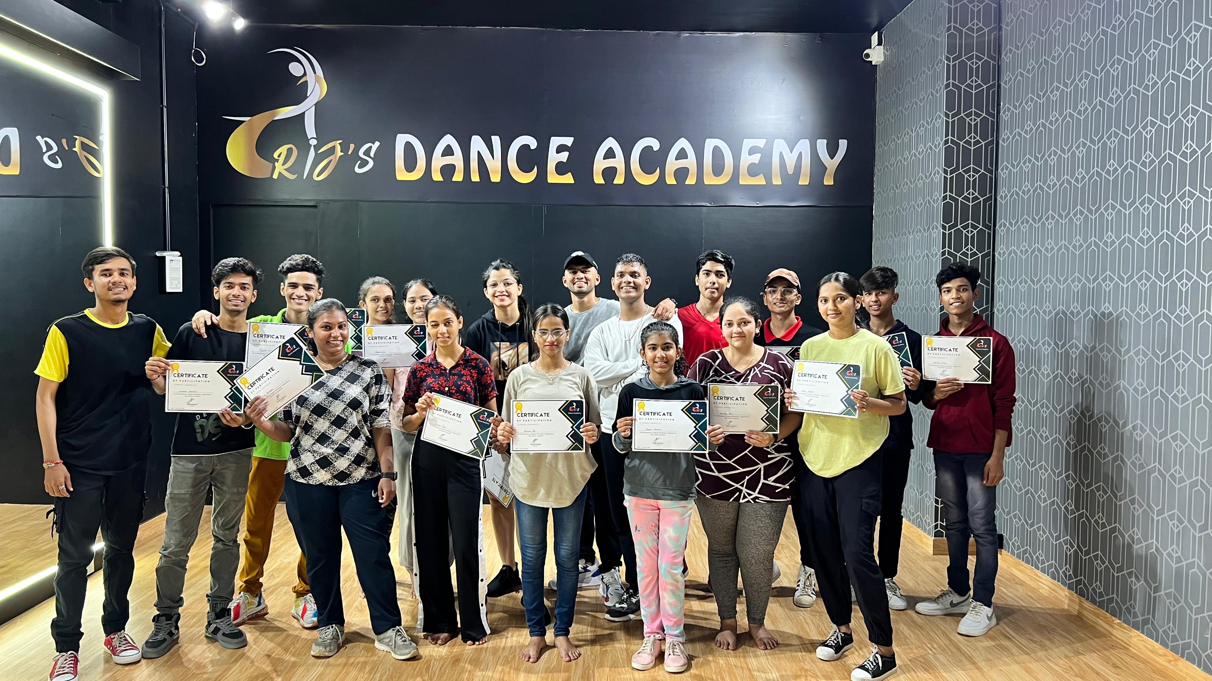 Bollywood dance class in progress